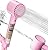 Cobbe Filtered Shower Head with Handheld, High Pressure 5-mode Showerhead with Filters, Built-in Power Wash for Hard Water - Remove Chlorine - Reduces Dry Itchy Skin, Pink