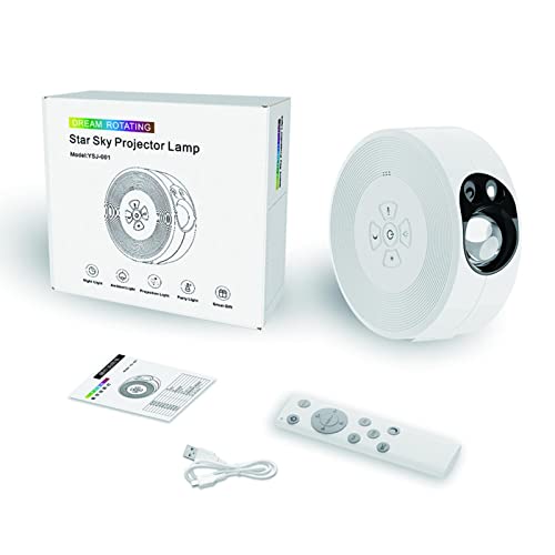 Gruwkue Led-sterprojector: instelbare sterrenprojector voor slaapkamer, kamerdecoratie projector met een groot aantal modi voor kinderen en volwassenen - Afbeelding 8