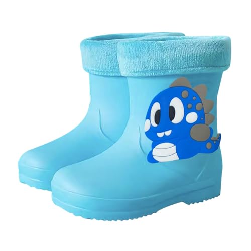 Cartoo𝐧 Dinosaur Rain Boots Colors Unisex-Child Outdoor PVC Rain Boots For Girls Rubber Boots Toddler Rain Boots