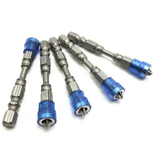 5 destornilladores PH2 de cabeza cruzada, 5 piezas de aluminio, adecuados para el hogar, alta resistencia y dureza para placas de yeso