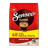 Senseo Pads Classic - Kaffee RA-zertifiziert - 1 Vorratspackung XXL x 48 Kaffeepads, 333 g