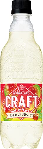 サントリー 天然水スパークリングCRAFT じゅわっと梅ソーダ PET 500ml×24本入のサムネイル