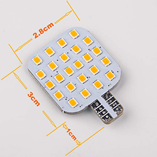 Ultra Bright T10 921 912 LED Bulb for RV Indoor Lights Camper Trailer Motorhome and Marine Boat 12V Interior Dome Light (Pack of 20, Soft White)