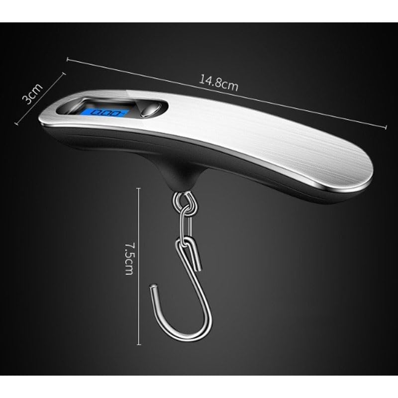 Portable Electronic Scale Mini Luggage Hook ABS LED Liquid Crystal Screen image 4