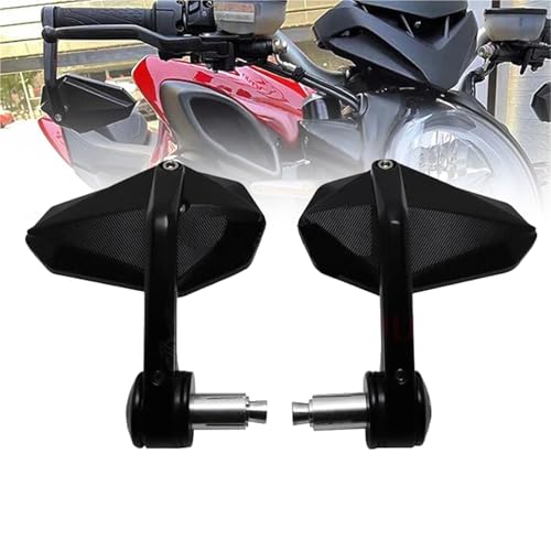 Espejo retrovisor CNC para ADV150 y ADV160 de aluminio negro para extremo de manillar