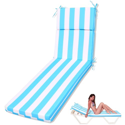 SmoothNovelty 1 Pcs Indoor Outdoor Chaise Lounge Cushions Sponge Bench