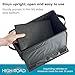 High Road Car Storage Organizer with Lid, Multipurpose Back or Front Seat Auto Console or Trunk Organizer, Univeral Fit in All Vehicles