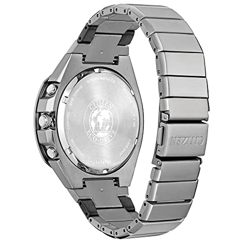 Image of Citizen Men's Eco-Drive Sport Luxury Armor Watch in Super Titanium, Black Dial (Model: CA7058-55E)