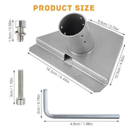 Miniatura 2 de Soporte Para Starlink Gen 3, Antena Internet Satelital Para Starlink Kit, Kit De Montaje Con Adaptador De Tubo Para Starlink V3 Y La Base De Montaje Fija