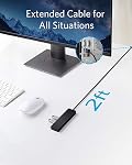 Anker USB Hub 4 Ports, Multiple USB 3.0 Hub, USB Splitter for Laptop, Extender for A Port Laptop, PC, Desktop and More [Charging Not Supported](2ft USB-A)