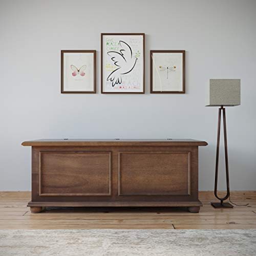 Homemania - Ba�l, aglomerado apilado, �lamo, Madera de Haya, MDF, 120 x 42 x 50 cm