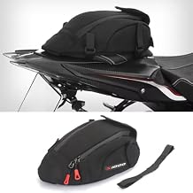 Motorcycle 4L Waterproof Tail Bag Fit for BMW S1000RR 2021-2023/ S1000R2014-2018/ M1000R 2018-2022 Black Rear Pillion Seat Luggage Storage Bag Tool Kit