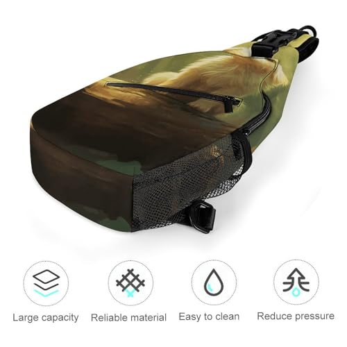 Mochila bandolera deportiva para viaje y senderismo miniatura 5
