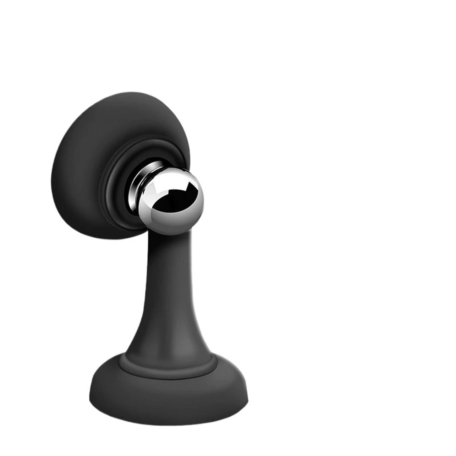 Xctdsvah Short-Black Door Stop Strong Magnetic Silent Suction Household Bedroom Free-Punch Anti-Collision(Short-Black)