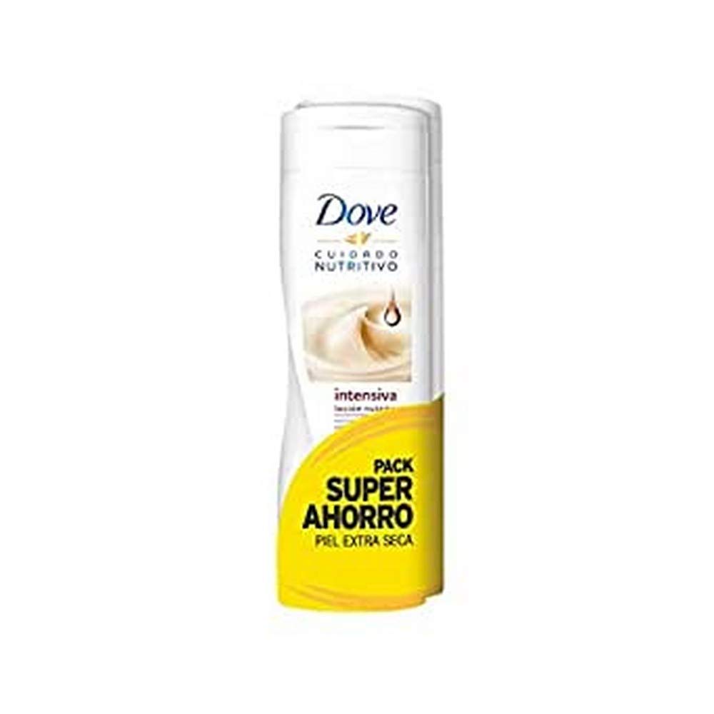 Dove Pack Oszczędzający krem nawilżający do ciała do bardzo suchej skóry z ceramikami serum przywracania, opakowanie 2 x 400 ml