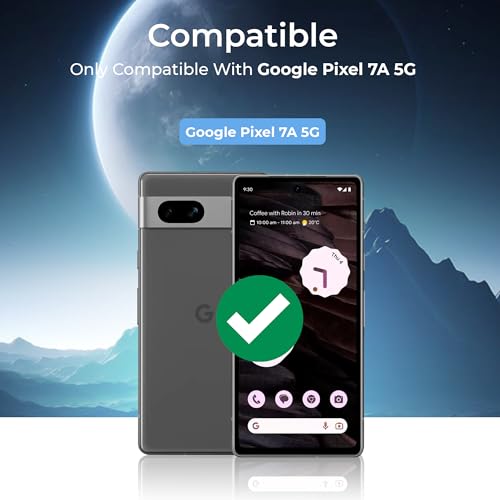 Image of A rtistque Liquid Silicone Stripes Back Cover Case for Google Pixel 7A | with Camera Protection | with Inner Fabric | Anti Slip Grip | AirBag Case - Black