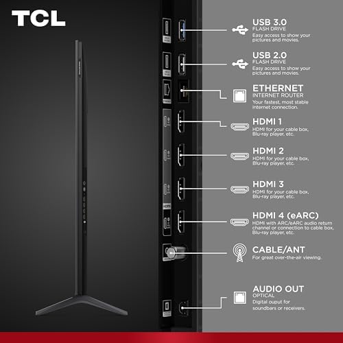 TCL 65-Inch QM64L Series QLED 4K Smart QD-Mini LED TV with Fire TV (2026 Model) New Halo Control System, LD500 Precise Dimming Series, High Contrast HVA Panel, 144Hz Native Panel Refresh Rate — view 3