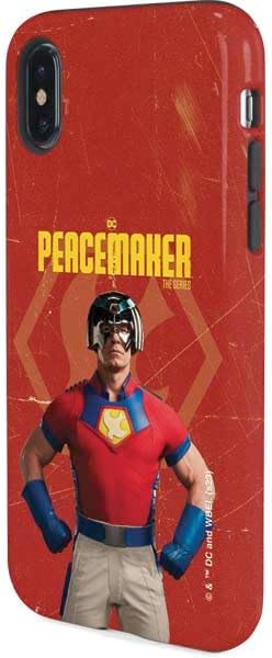Skinit Pro Phone Case Compatible with iPhone X - Officially Licensed DC Comics Peacemaker John Cena Design