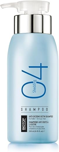 Biotop Professional 04 Shampoo Shedding 250ml |It Strengthen Hair & Reduce Shedding|Creating a Thicker & Healthier-looking...