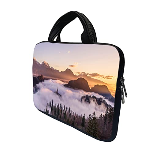 Image of TheSkinMantra Chain Laptop Sleeve Bag Compatible with Laptop /Macbooks /Chrombook /Notebook /Zbook (13.3 Inch [Handle], Paradise)