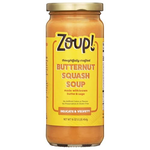 Butternut Squash with Brown Butter & Sage Soup by Zoup!