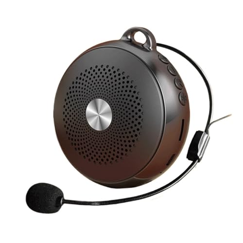 Amplificador de voz multifuncional para dar clases sin esfuerzo con pantalla y altavoz Svart