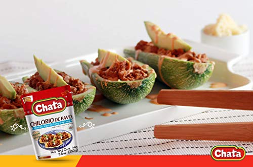 Chata Turkey Chilorio Seasoned Shredded Turkey Chilorio De Pavo Pouch 8.8 Ounces #TOP4