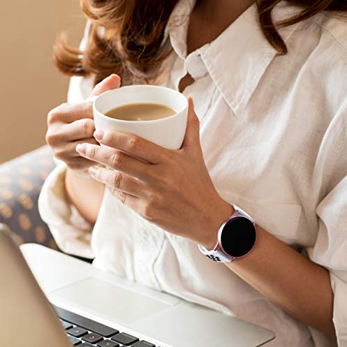 Lerobo Band Compatible For Samsung Galaxy Watch Active 2 40Mm 44Mm/Galaxy Watch 4 Band/Galaxy Watch 5 Bands/Galaxy Watch 5 Pro Band,Watch 3 41Mm/Galaxy Watch 42Mm,20Mm Soft Silicone Band For Women Men #TOP6