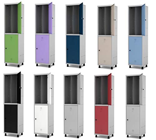 Roupeiro De Aço Vestiário Insalubre 2 com 3 Divisões