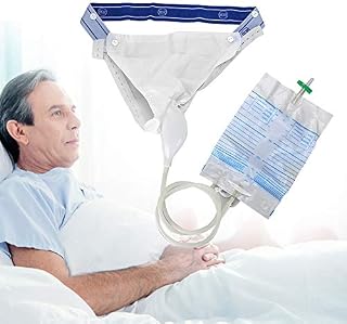 Silicone Urine Collector with 2 Urine Catheter Bags, 3 Type Optional for Man