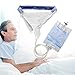 Silicone Urine Collector with 2 Urine Catheter Bags, 3 Type Optional for Man Woman Elderly (Men Type)