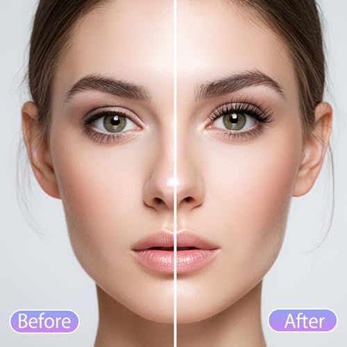 Magnetic Eyelashes With Applicator Magnetic Lashes Kit Magnetic Reusable No-Glue False Lashes With Applicator 4Pairs Magic Eyelashes With Lash Applicator, Tweezer & Spoolie Brush(4) - 4