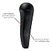 Power Gear Telephone Shoulder Rest, Hands Free Phone Conversations, Designed for Comfort, Strong Adhesive, Ergonomic Design, Black, 27636