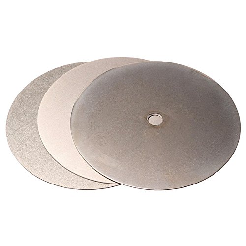 RanDal 3Pcs 6 Pulgadas 240 600 3000 Grano Diamante Rueda Diamante Recubierto Diamante Esmerilado Disco De Rectificación De La Rueda