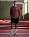 Nike Men's Miler Dri-Fit UV Long-Sleeve Running Top, Burgundy Crush/Reflective Silver, X-Large