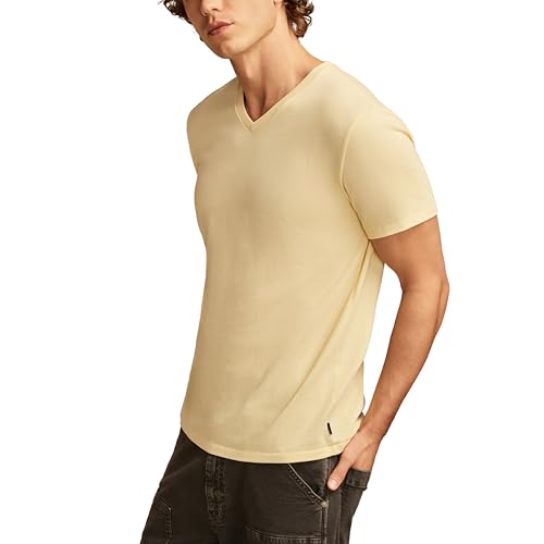 Image of Lucky Brand Men's Venice Burnout V Neck Tee