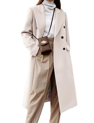 ilean DOUBLE-BREASTED WOOL COAT サイズ3 DOUBLE-BREASTED MAXI WOOL COAT – ILEAN