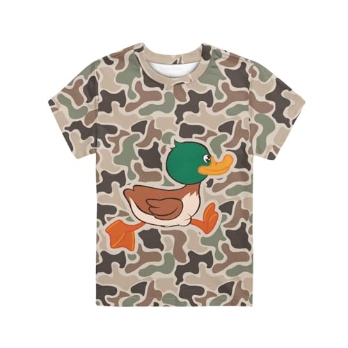 Image of Renewold Kids Novelty T-Shirt for Girls Boys Short Sleeve Crewneck Summer Tee Soft Breathable Graphic Shirt for Age 2-16