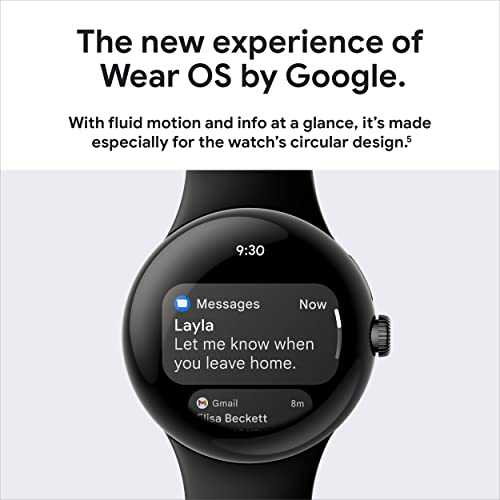 Google Pixel Watch 41mm Matte Black (Wear OS, Fitbit) — view 9
