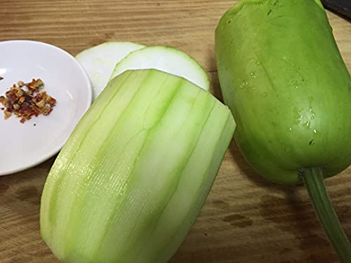 MOCCUROD 15+Long Bottle Gourd Siphon Gourd Green Lagenaria Siceraria Vegetable Seeds
