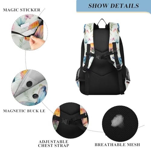 Sac à dos ordinateur portable enfants bleu contre le mal de dos