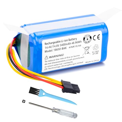 3400mAh Vacuum Battery Replacement for Cecotec...
