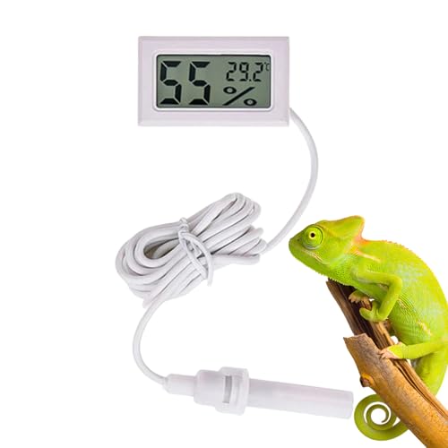 室温モニター - 大型LCDデジタルサーモハイグロメーター|屋内気象温度計ゲージ|小型デジタル湿度計の屋内温度計周囲温度モニターと家庭用湿度メーター