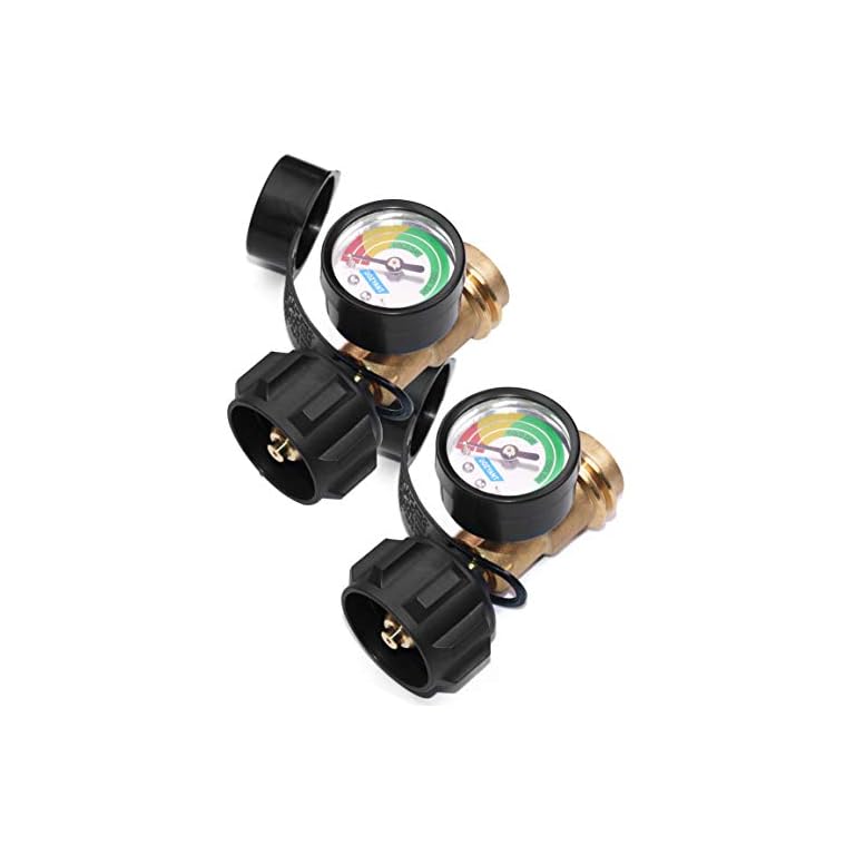 DOZYANT Propane Tank Gauge Level Indicator Leak Detector with Type 1