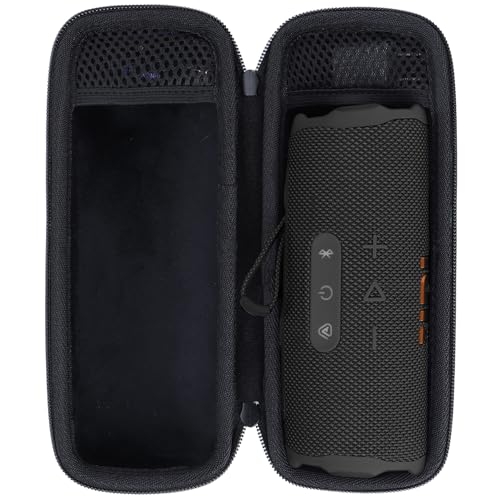 Image of Storage Case Compatible with JBL Flip 7 /6 / 5 Portable Waterproof and DropProof Speaker (Black)