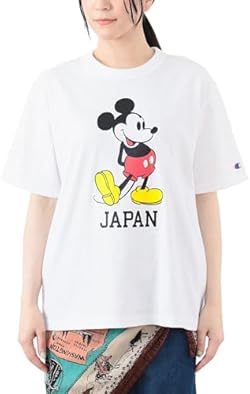 [ビームスボーイ] S/S TEE Champion ミッキーマウス Tシャツ レディース