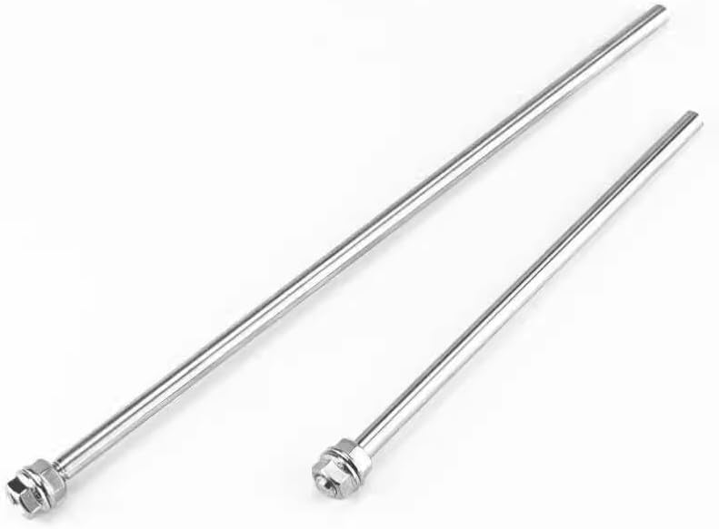 1pc 304 Stainless Steel Stirring Dispersing Rod Agitator Shaft Stir Bar Suitable for Dispersion Plates and Stirrer Paddle(8x400mm)