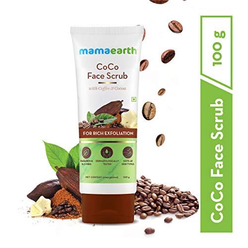 Mamaearth CoCo Face Scrub with Coffee & Cocoa for Rich Exfoliation - 100g - Image 2