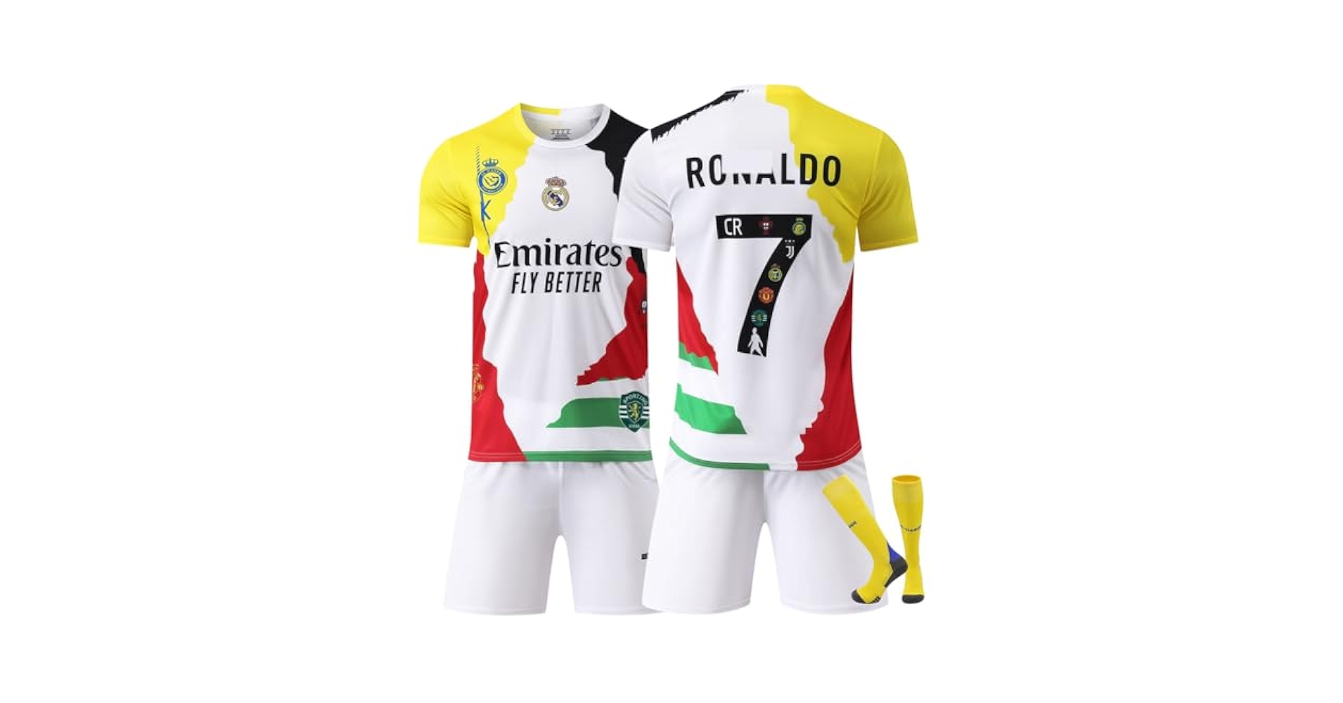 「限定価格」レアル・マドリード CR7 レアユニフォーム ロナウド 伝説男 L レアル・マドリード CR7 レアユニフォーム ロナウド 伝説男 L