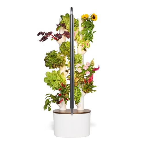 Gardyn Studio Vertical Hydroponics Growing System Kit - 16 Non-GMO Plants, Herbs, Vegetables - Tower...